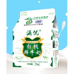 涌优270ml 有机鲜牛奶
