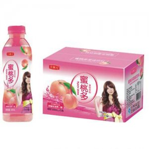 大铜人蜜桃多果味饮料500mlx15瓶