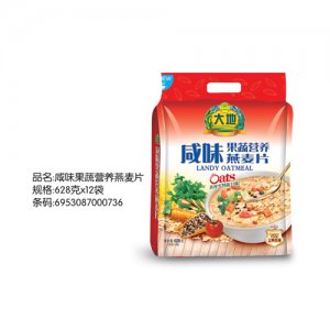 大地咸味果蔬营养燕麦片