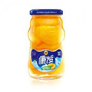 康发550克黄桃罐头