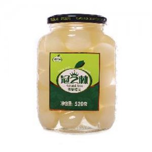 冠芝林520克雪梨罐头