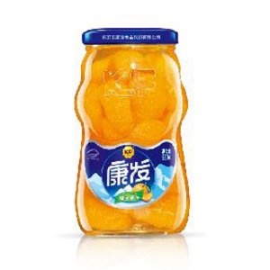 康发瓶550克桔子罐头