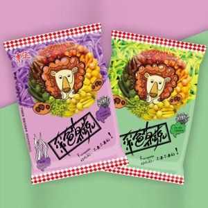 幸运采色菓蔬面紫薯烤肉味休闲食品