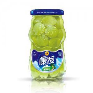 康发瓶550克葡萄罐头