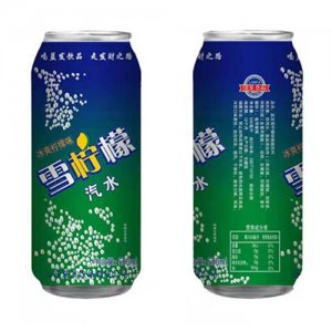 蓝发饮品雪柠檬汽水碳酸饮料500ml