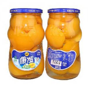 康发700克黄桃罐头