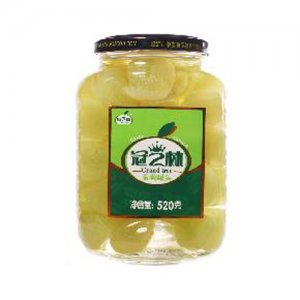 冠芝林520克葡萄罐头