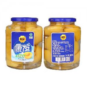 康发880克黄桃罐头