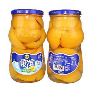 康发900克黄桃罐头