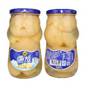 康发900克雪梨罐头